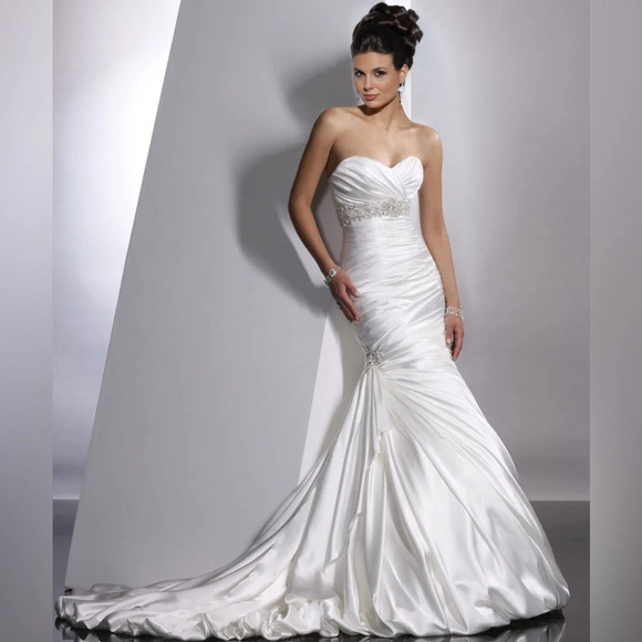 Sottero and Midgley by Maggie Sottero Style #:Adorae-JSM1307LU IVORY Size 12 NWT - Picture 1 of 9